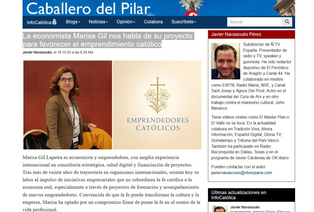 Salimos en Infocatólica