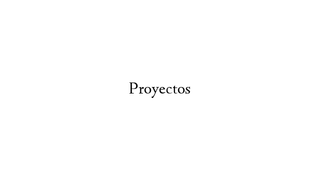 Proyectos